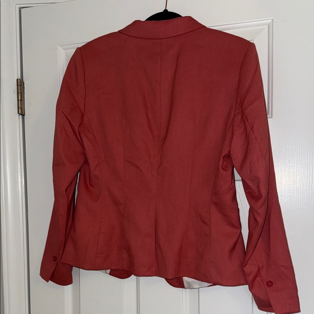 H&M Women's Vibrant Coral Blazer - Picture 3 of 3